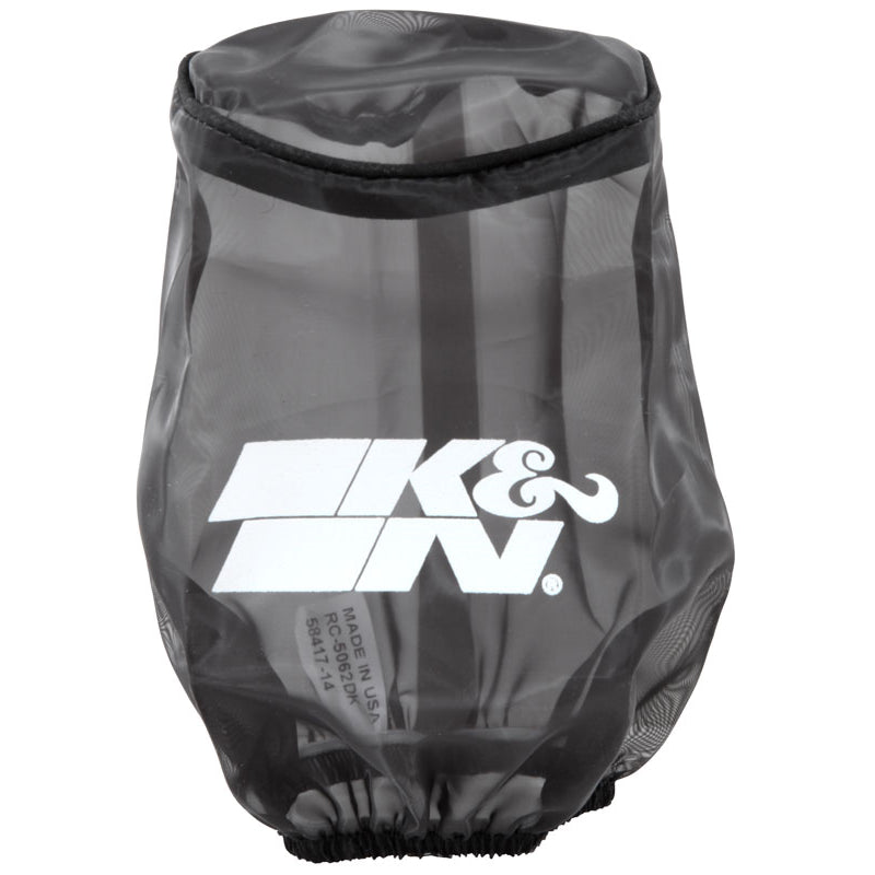 KN-4.5In-Base-Id-X-3.5In-Top-Id-X-6In-H---Black---Round-Tapered---Drycharger-Air-Filter-Wrap