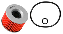 Load image into Gallery viewer, K&amp;N KN-401 Oil Filter for Select Honda CB1000C Custom, Honda CB1100F, Honda CB350F, Honda CB350G Super Sport, Honda CB350K Super Sport, Honda CB400F Super Sport, Honda CB500, Honda CB550F Super Sport, Honda CB550K, Honda CB550SC Nighthawk, Honda CB650,