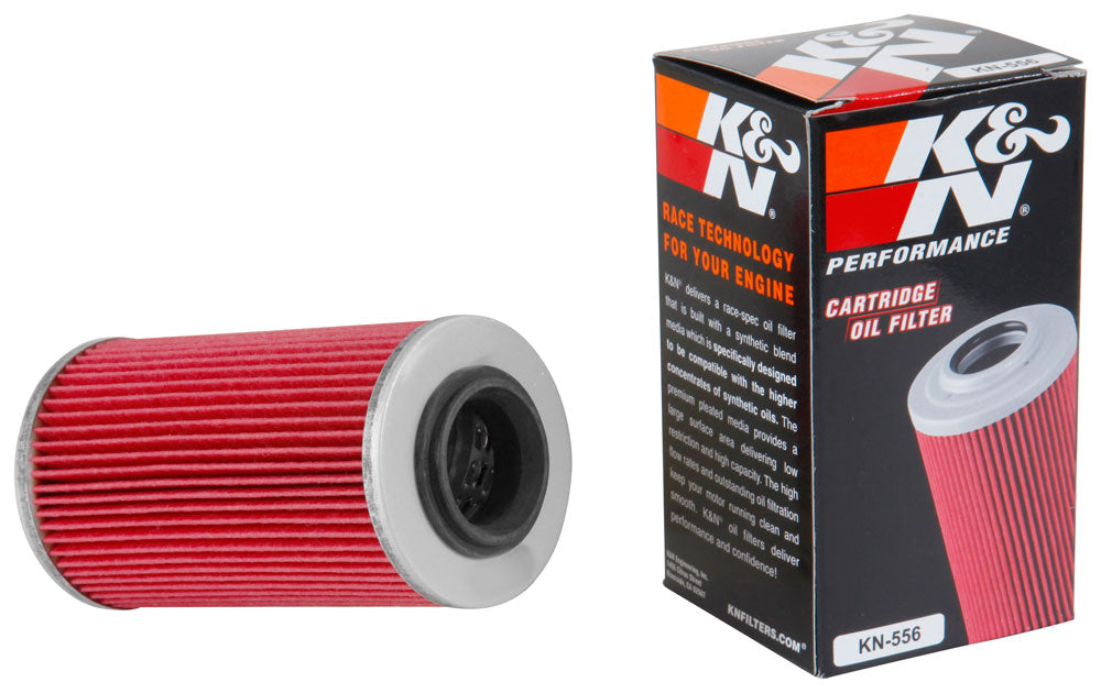 K&N KN-556 Oil Filter for Select Bombardier Quest 500 4X4, Bombardier Quest 500 4x4 XT, Bombardier Quest 650 4x4, Bombardier Quest 650 4x4 Max, Bombardier Quest 650 4x4 XT, Bombardier Traxter 500 Auto 4x4 CVT, Bombardier Traxter 650 4x4 Auto CVT,