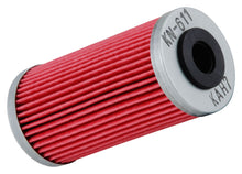Load image into Gallery viewer, K&amp;N KN-611 Oil Filter for Select BMW G450X, Husqvarna SMR 449, Husqvarna SMR 511, Husqvarna TC449, Husqvarna TE449, Husqvarna TE511, Sherco 250 SEF-R Factory, Sherco 300 SEF-R Factory, Sherco 450 SEF-R Factory, Sherco 500 SEF Factory, Sherco SE 25i-F,