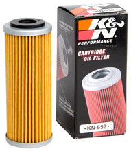 Load image into Gallery viewer, K&amp;N KN-652 Oil Filter for Select Gas Gas EC 250, Gas Gas EC 250F, Gas Gas EC 450F, Gas Gas ES 350, Gas Gas ES 500, Gas Gas EW 500F, Gas Gas EX 250, Gas Gas EX 250F, Gas Gas EX 350F, Gas Gas EX 450F, Gas Gas MC 250, Gas Gas MC 250F, Gas Gas MC 250F