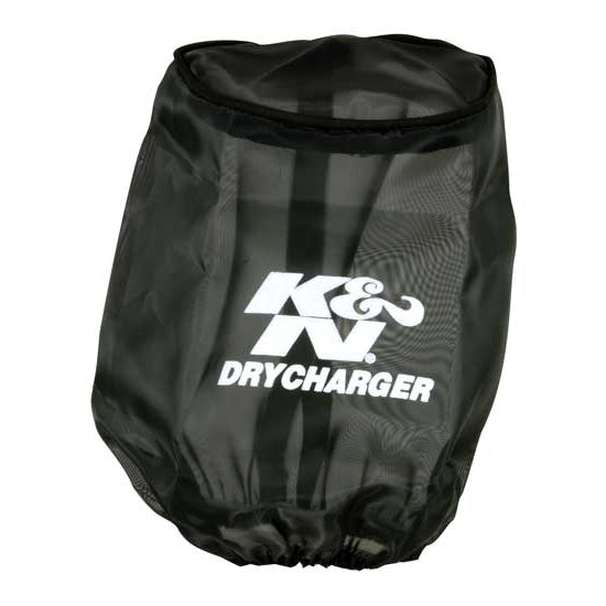 KN-Air-Filter-Wrap-Drycharger---Round-Tapered---Black-For-07-09--11-Polaris-Outlaw-525