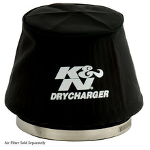 Load image into Gallery viewer, KN-Black-Drycharger-6.25In-Base-Id--4.375In-Top-Id--4.125In-Height-Air-Filter-Wrap