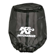 Load image into Gallery viewer, KN-Drycharger-Air-Filter-Wrap-Round-Tapered-Black-5.375In-Base-Id-X-4.375In-Top-Id-X-7-H