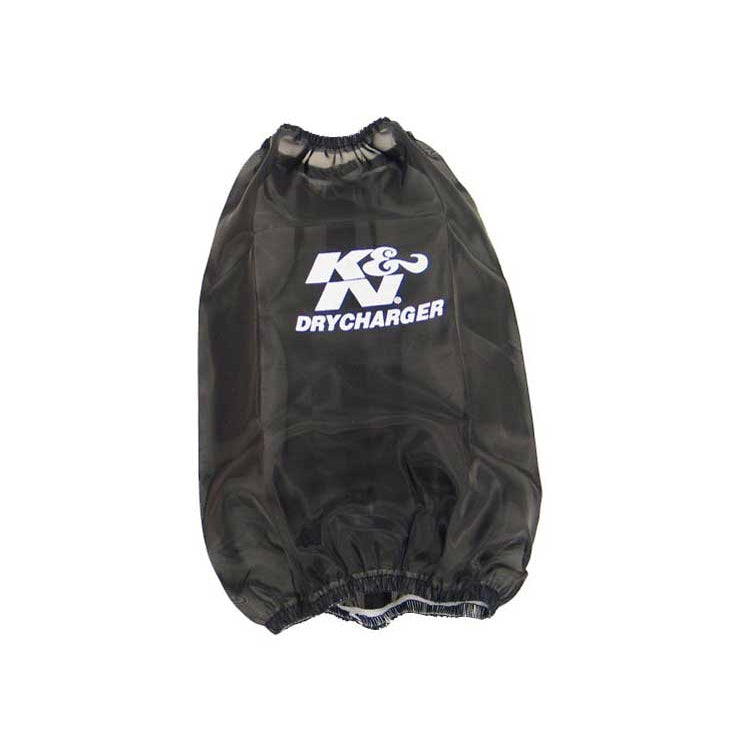 KN-Drycharger-Round-Tapered-Air-Filter-Wrap-6.5In-Base-Id4.5In-Top-Id7In-H---Black