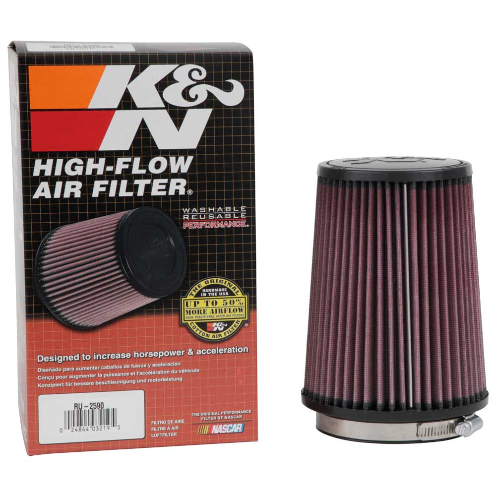 KN-Filter-Universal-Rubber-Filter-4-Inch-Flange-5-38-Inch-Base-4-38-Inch-Top-7-Inch-Height