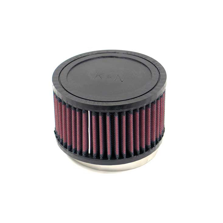 KN-Filter-Universal-Rubber-Round-Straight-Filter-3.5In-Flange-3In-Height