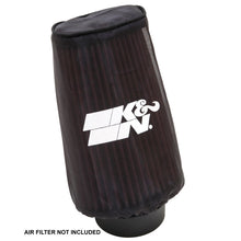 Load image into Gallery viewer, KN-Filter-Wrap-Drycharger-Oval-Tapered-Black---3.25In-Base-IS-Width-X-2.5In-Top-IS-Width-X-7In-H