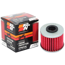 Load image into Gallery viewer, KN-Honda-1.58In-Od-0.42In-Id-1.4In-Height-Cartridge-Oil-Filter