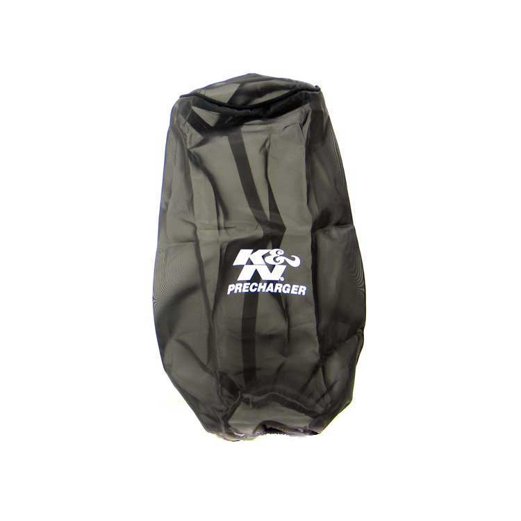 KN-Precharger-Air-Filter-Wrap-Black-Universal-Polyester-12In-Height-6In-Base-Inside-Diameter