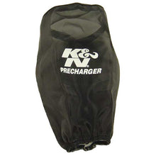 Load image into Gallery viewer, KN-Precharger-Air-Filter-Wrap-Round-Straight-Black-3.625In-Id-X-9In-H