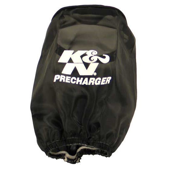 KN-Precharger-Air-Filter-Wrap-Round-Straight-Black-4In-Id-X-6In-H