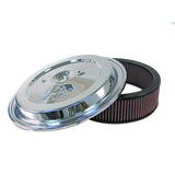 K&N Engineering CE-1502 Replacement Air Filter w/Chrome Lid