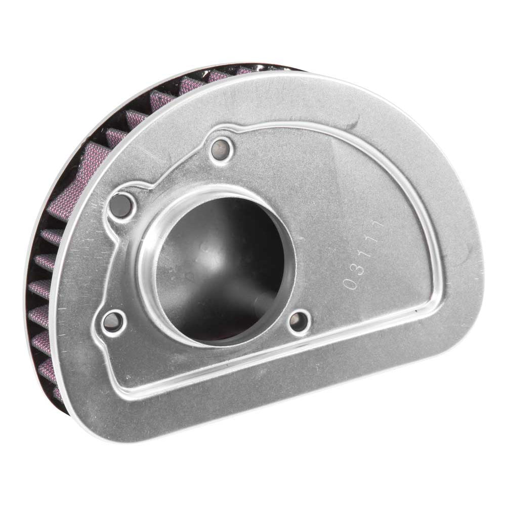 KN-Replacement-Unique-Air-Filter-6.625In-L-X-4.75In-W-X-1.625In-H-With-1-Flange-For-Harley-Davidson