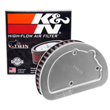 Load image into Gallery viewer, KN-Replacement-Unique-Air-Filter-6.625In-L-X-4.75In-W-X-1.625In-H-With-1-Flange-For-Harley-Davidson