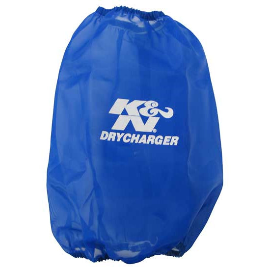 KN-Round-Tapered-Drycharger-Air-Filter-Wrap-Blue-7.5In-Base-Id-X-4.5In-Top-Id-X-9In-H