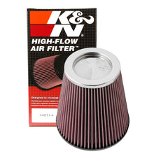Load image into Gallery viewer, KN-Round-Tapered-Universal-Air-Filter-6-Inch-Flange-7-12-Inch-Base-5-Inch-Top-7-12-Inch-Height