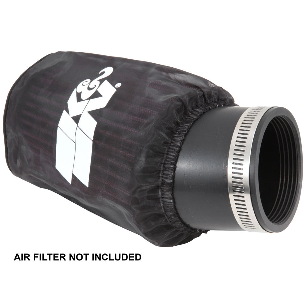 KN-Snowcharger-Air-Filter-Wrap-Round-Tapered-Black---3.75In-Base-Id-X-3In-Top-Id-X-5In-H