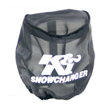 Load image into Gallery viewer, KN-Snowcharger-Air-Filter-Wrap-Round-Tapered-Black---4.5In-Base-Id-X-3In-Top-Id-X-4In-H
