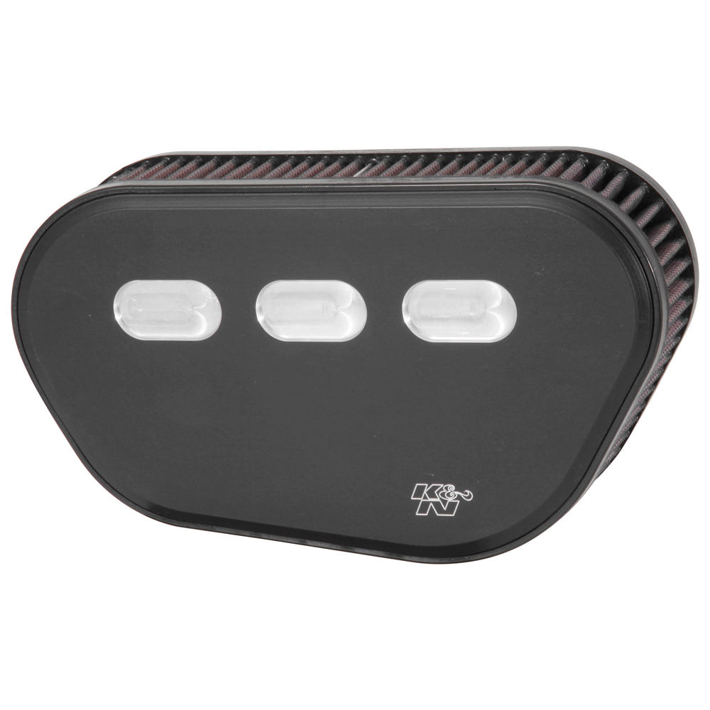 KN-Street-Metal-Intake-System---Big-8-Black-For-Harley-Davidson