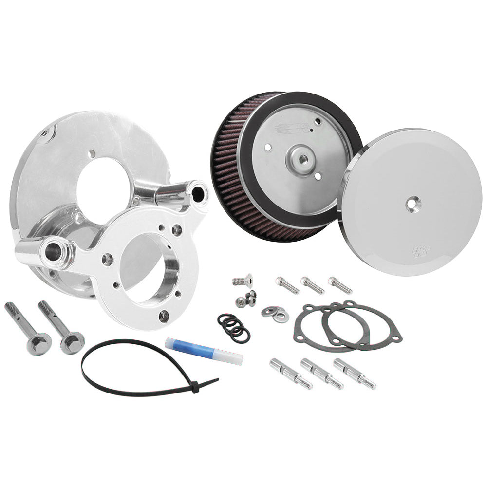 KN-Street-Metal-Intake-System---Hammer-Chrome-Intake-System-Harley-Davidson
