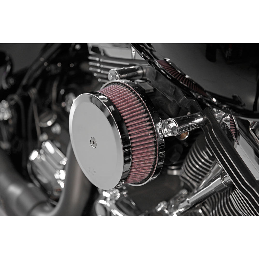 KN-Street-Metal-Intake-System---Hammer-Chrome-Intake-System-Harley-Davidson