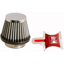 Load image into Gallery viewer, KN-Universal-Chrome-Filter---Round-Tapered---3In-Base-Od-X-2In-Top-Od-X-2.375In-H