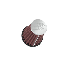 Load image into Gallery viewer, KN-Universal-Chrome-Filter-2.25-Inch-Flange--3.5-Inch-Base--2-Inch-Top--4-Inch-Height
