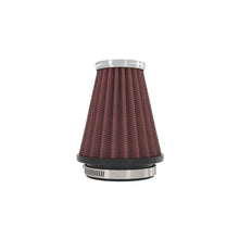 Load image into Gallery viewer, KN-Universal-Chrome-Filter-2.25-Inch-Flange--3.5-Inch-Base--2-Inch-Top--4-Inch-Height
