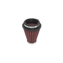 Load image into Gallery viewer, KN-Universal-Chrome-Filter-2.25-Inch-Flange--3.5-Inch-Base--2-Inch-Top--4-Inch-Height