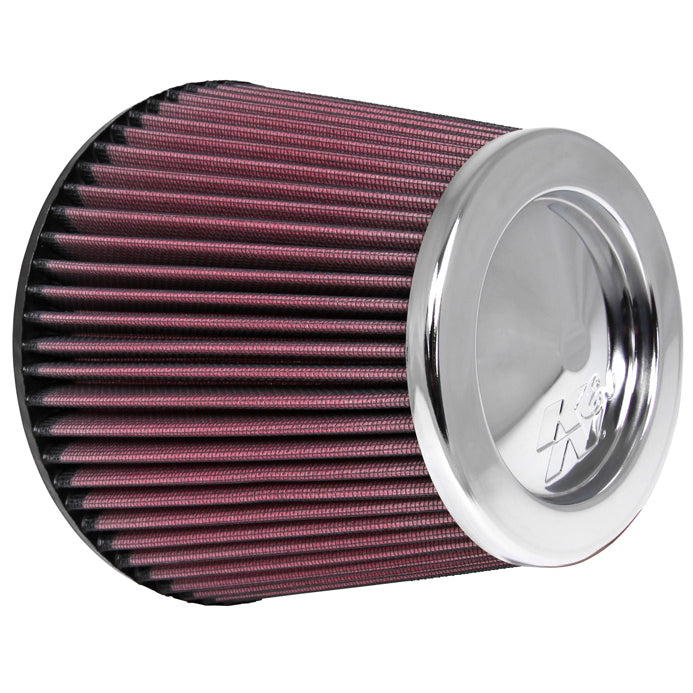 KN-Universal-Chrome-Filter-6In-Flange-Id-X-7.5In-Base-Od-X-5In-Top-Od-X-6In-H