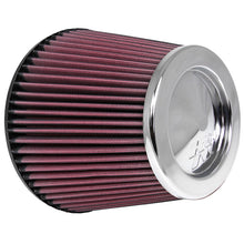 Load image into Gallery viewer, KN-Universal-Chrome-Filter-6In-Flange-Id-X-7.5In-Base-Od-X-5In-Top-Od-X-6In-H