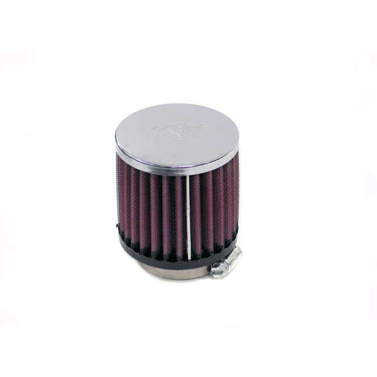 KN-Universal-Chrome-Filter-Round-Straight-2.125In-Flg-Id-X-3In-Od-X-3In-H