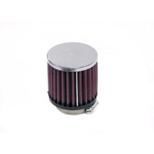 Load image into Gallery viewer, KN-Universal-Chrome-Filter-Round-Straight-2.125In-Flg-Id-X-3In-Od-X-3In-H