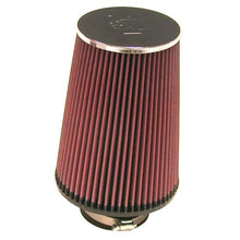 Load image into Gallery viewer, KN-Universal-Chromeround-Tapered-Air-Filter-3In-Flange-Id--6In-Base-Od--4.5In-Top-Od--8In-Height