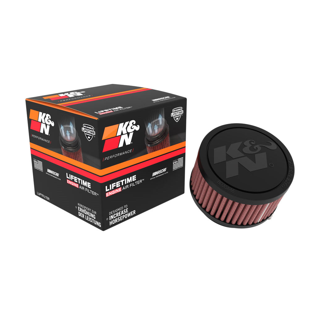 KN-Universal-Clamp-On-Air-Filter-2.25In-Flange-Id-3.5In-Od-2In-Height