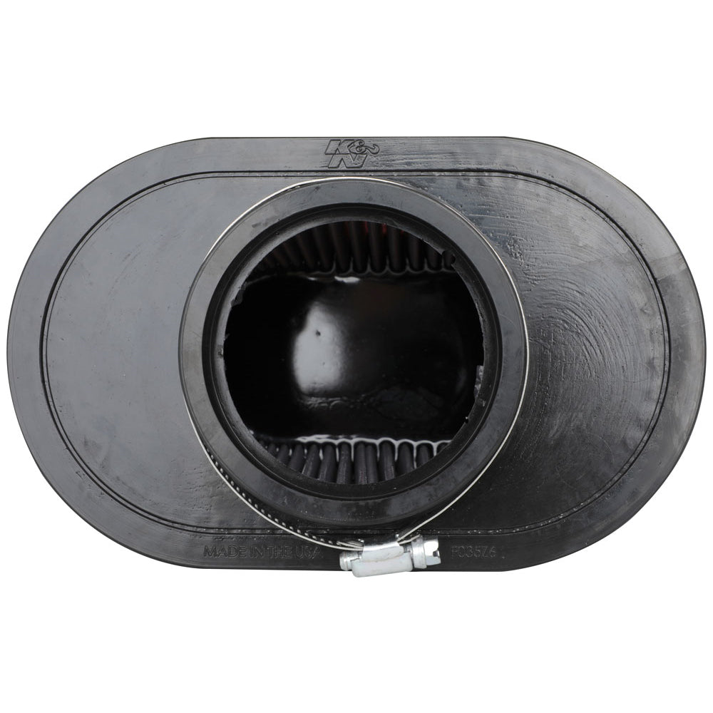 KN-Universal-Clamp-On-Air-Filter-3.5In-Flg-Id-X-8.5X5.25In-B-Od-X-6.25X4in-T-Od-X-5.5In-H