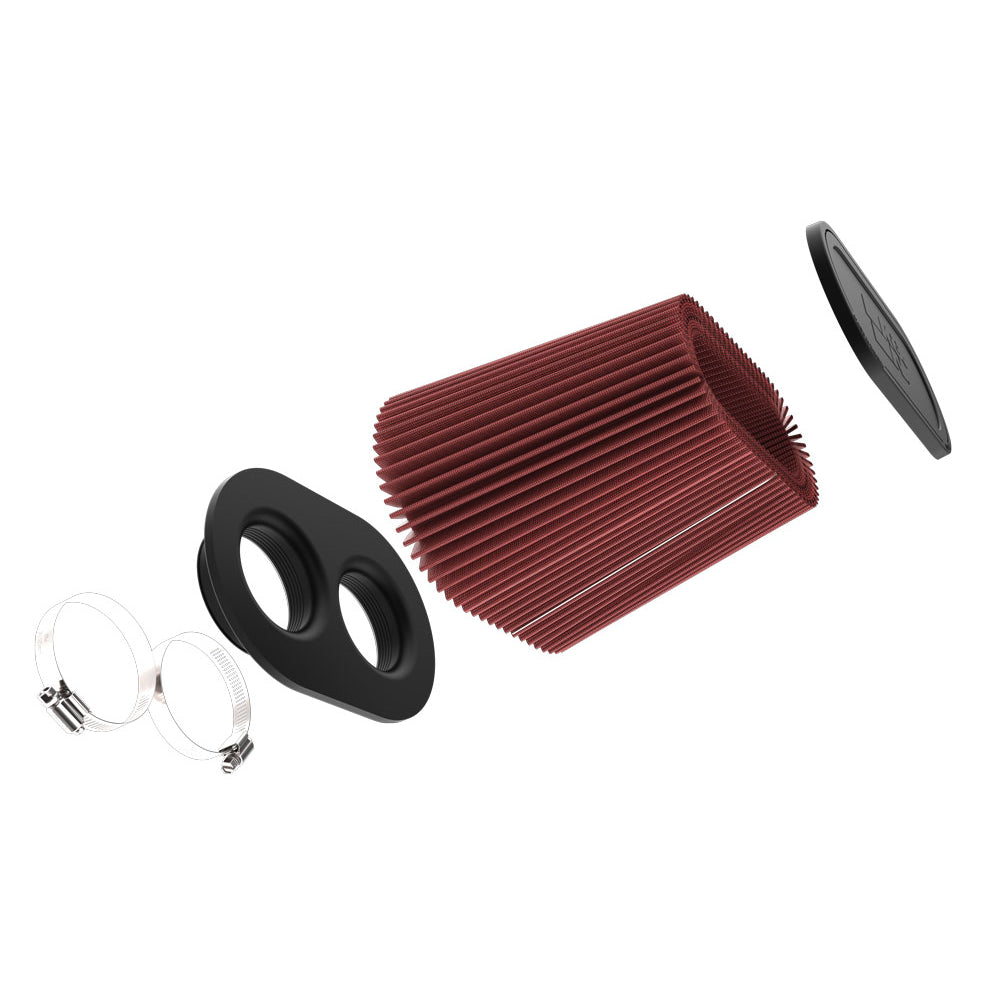 KN-Universal-Clamp-On-Air-Filter-3In-Dual-Flange-9In-X-6In-Base-7.5In-X-3.688In-Top-7.5In-Height