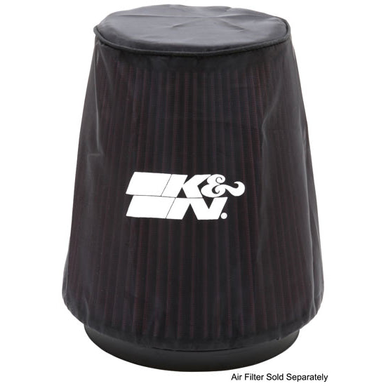 KN-Universal-P-Dry-Charger-Round-Tapered-Air-Filter-Wrap-Black