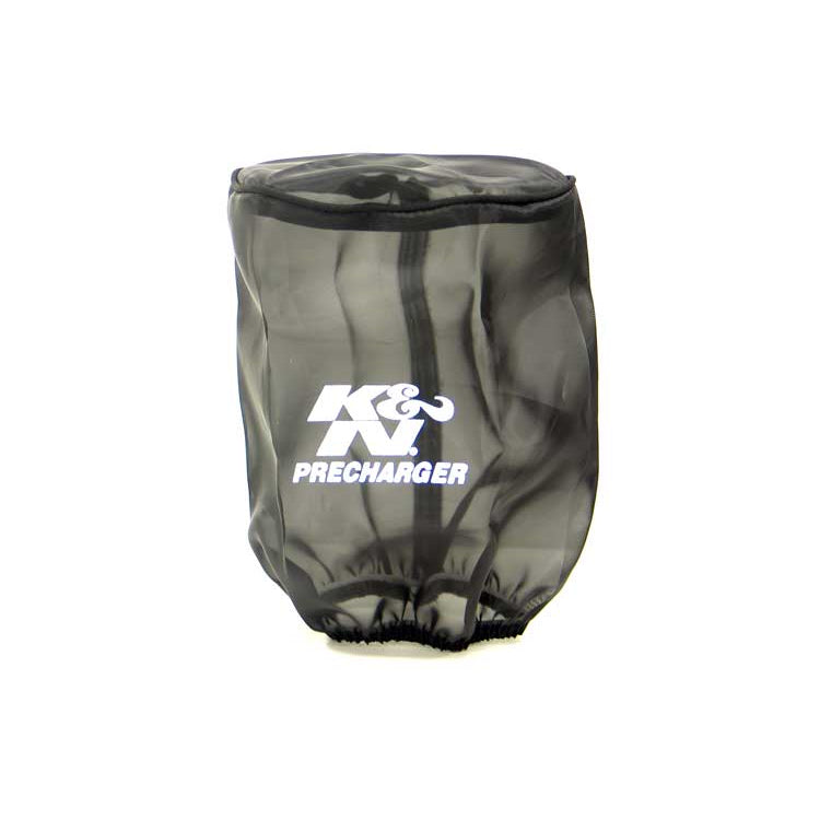 KN-Universal-Precharger-Round-Straight-Air-Filter-Wrap-Black-5In-Id-X-7In-Height