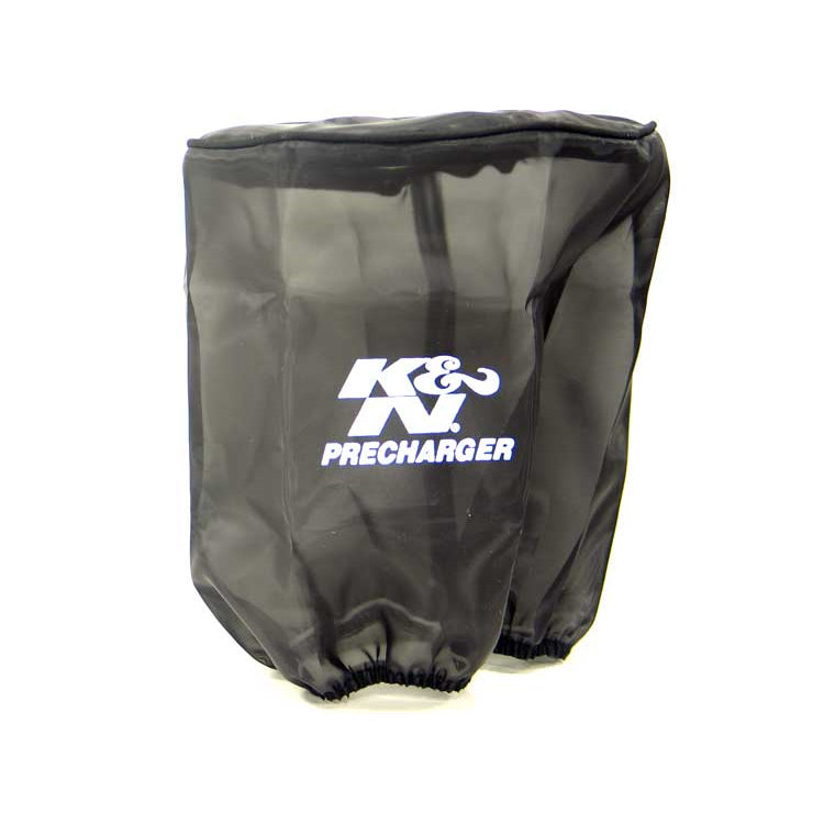 KN-Universal-Precharger-Round-Tapered-Air-Filter-Wrap-Black-7.5In-Base-Id-X-7In-Top-Id-X-8In-Height
