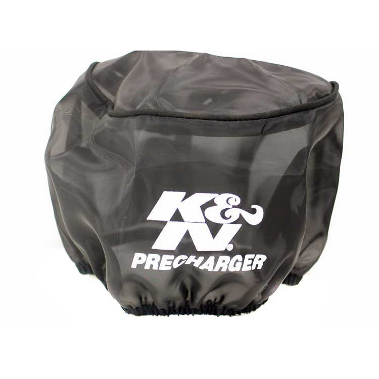 KN-Universal-Precharger-Round-Tapered-Air-Filter-Wrap-Black