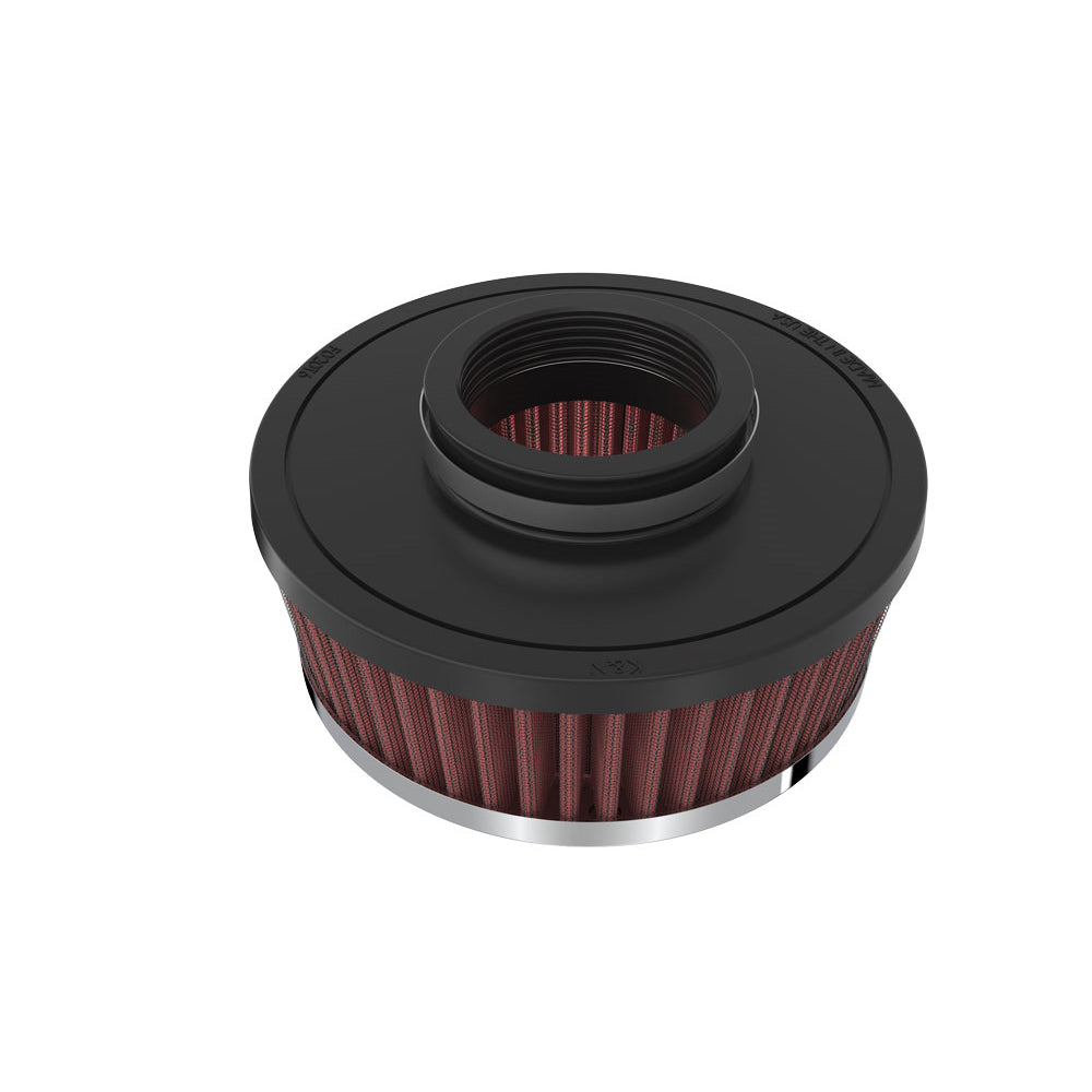 KN-Universal-Round-Clamp-On-Air-Filter-2In.-Flange--5-38In.-Od--2In.-Height