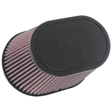 Load image into Gallery viewer, KN-Universal-Rubber-Filter-6.25In-X-4In-Oval-Flg--7.375In-X-5.5In-Base--6.25In-X-4In-Top--5In-H