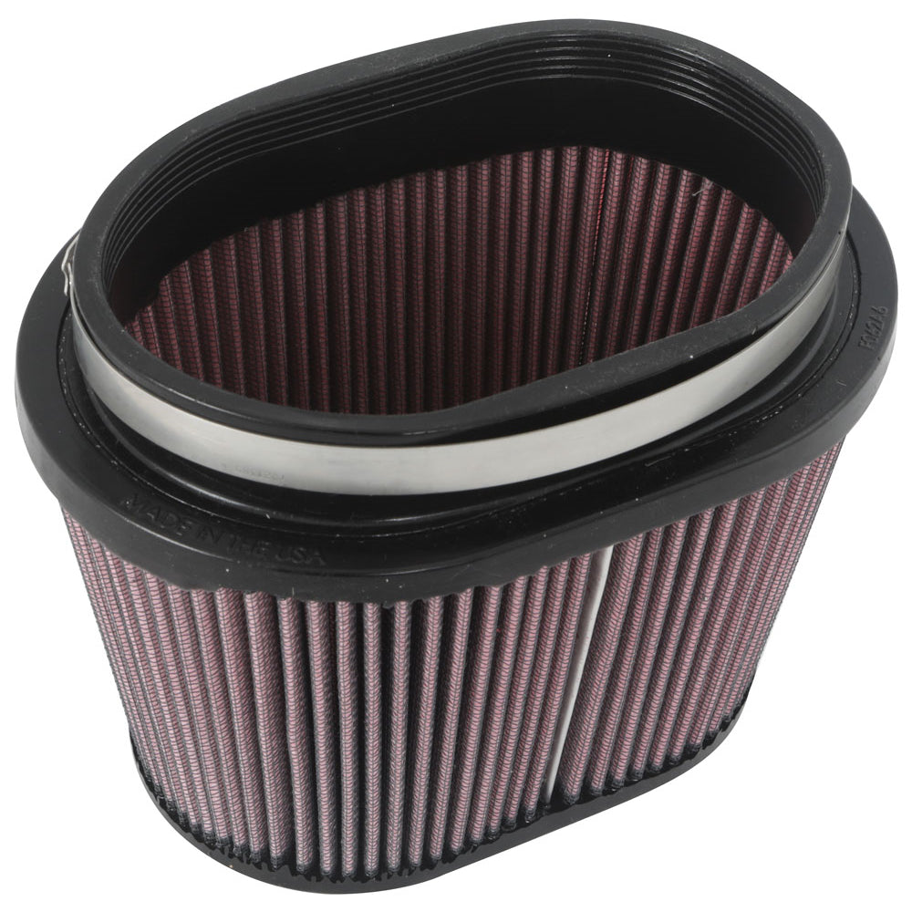 KN-Universal-Rubber-Filter-6.25In-X-4In-Oval-Flg--7.375In-X-5.5In-Base--6.25In-X-4In-Top--5In-H