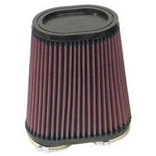 Load image into Gallery viewer, KN-Universal-Rubber-Filter-Dual-Flange-Oval-Tprd-3.75In-Base-OS-W-X-3.438In-Top-OS-W-X-6.75In-H