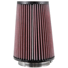 Load image into Gallery viewer, KN-Universal-Rubber-Filter-Round-Tprd-3.313In-Flange-Id-X-4.75In-Base-Od-X-3.5In-Top-Od-X-6.5In-H