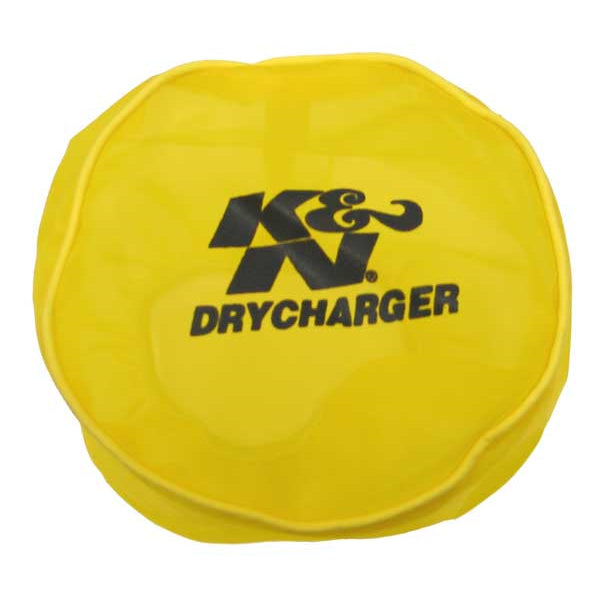 KN-Yellow-Drycharger-Round-Tapered-Air-Filter-Wrap