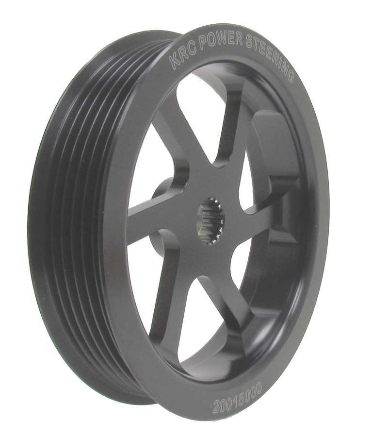 KRC POWER STEERING 20015000 4.2in 6-Rib Alum P/S Pump Pulley