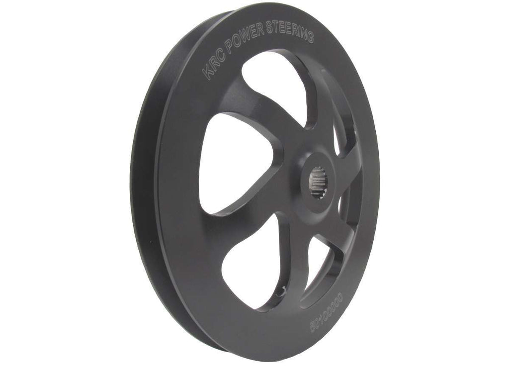KRC POWER STEERING 50100000 Pulley 6in Alum. V-Belt